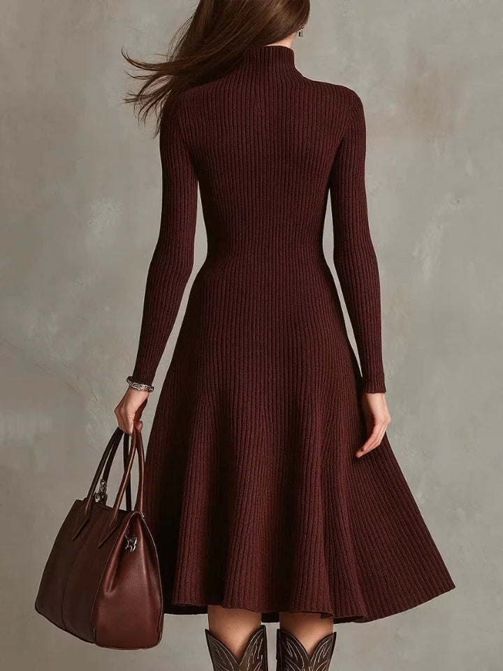 Margaux Quarter Zip Sweater Dress