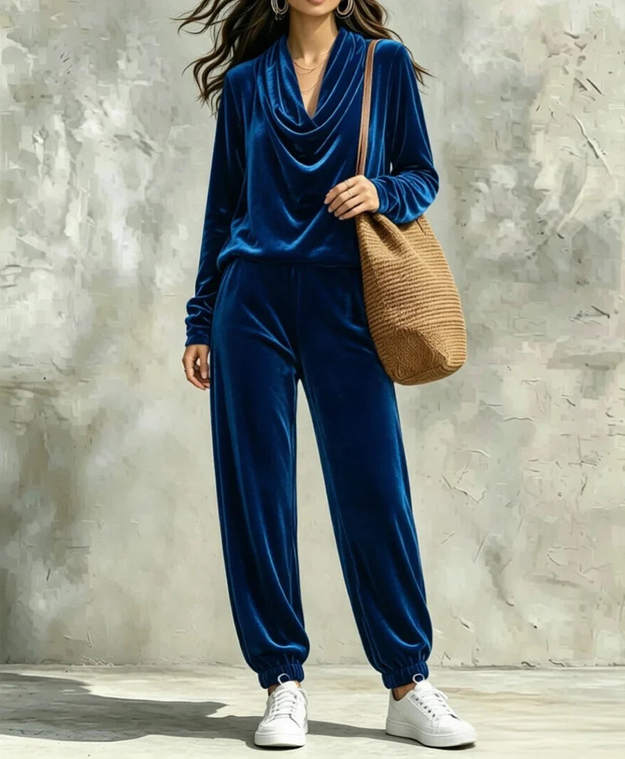 Kaylee Cowl Neck Pant Set