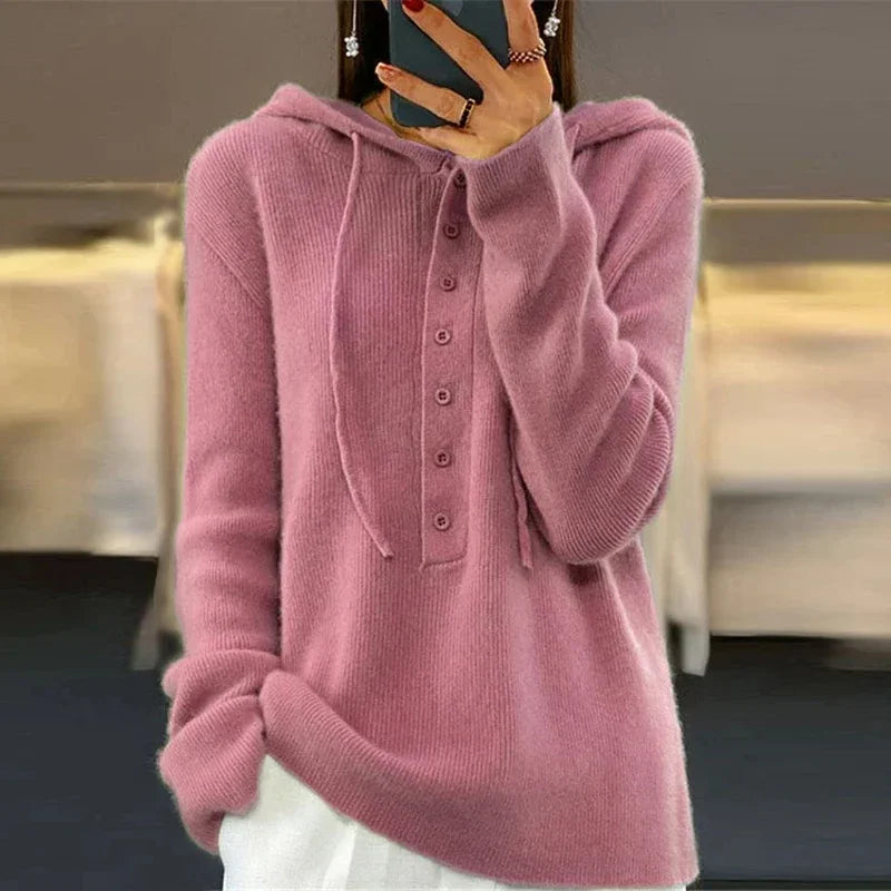 Adalyn Button Front Hoodie
