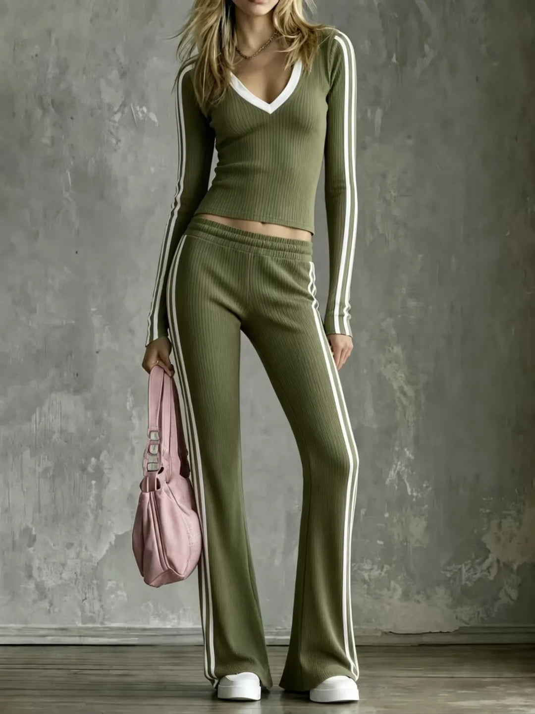 Ophelia Ribbed Knit Matching Set