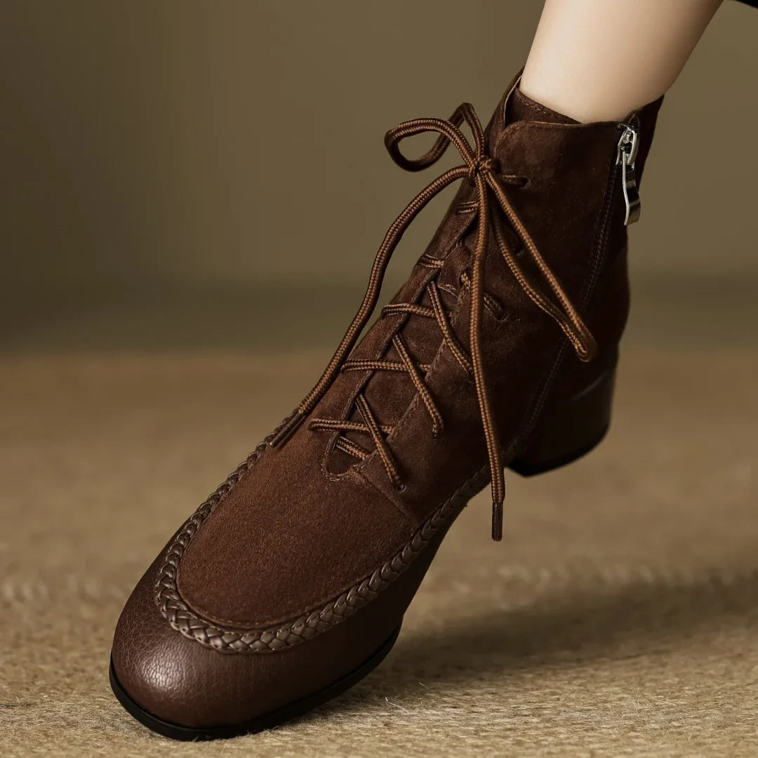 Vesna Lace Up Ankle Boot