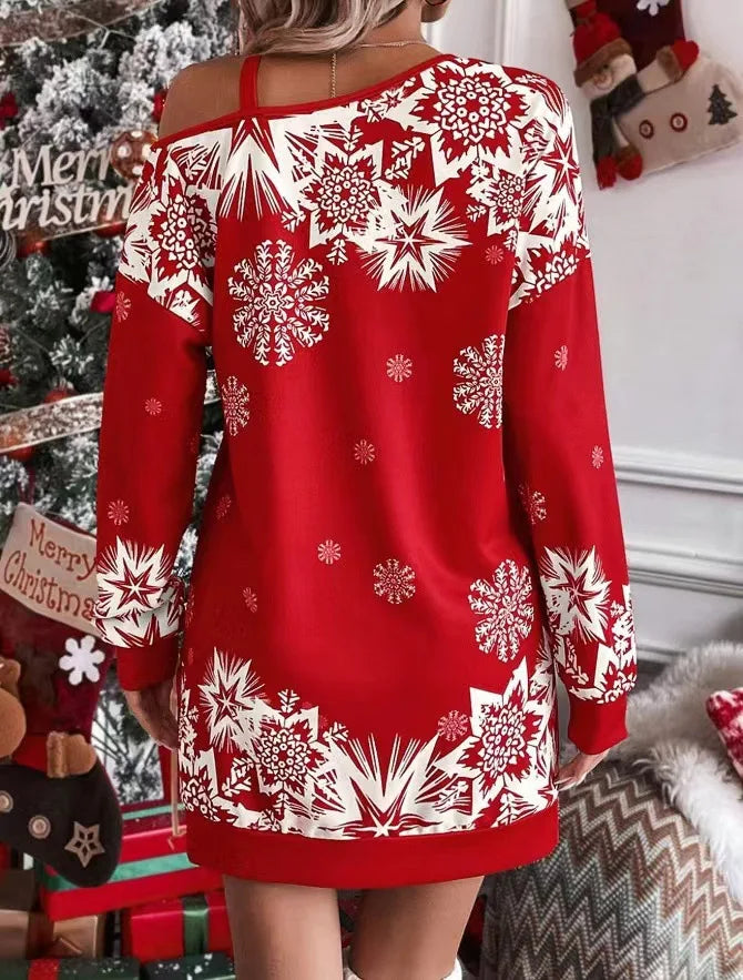 Freya Snowflake Christmas Dress