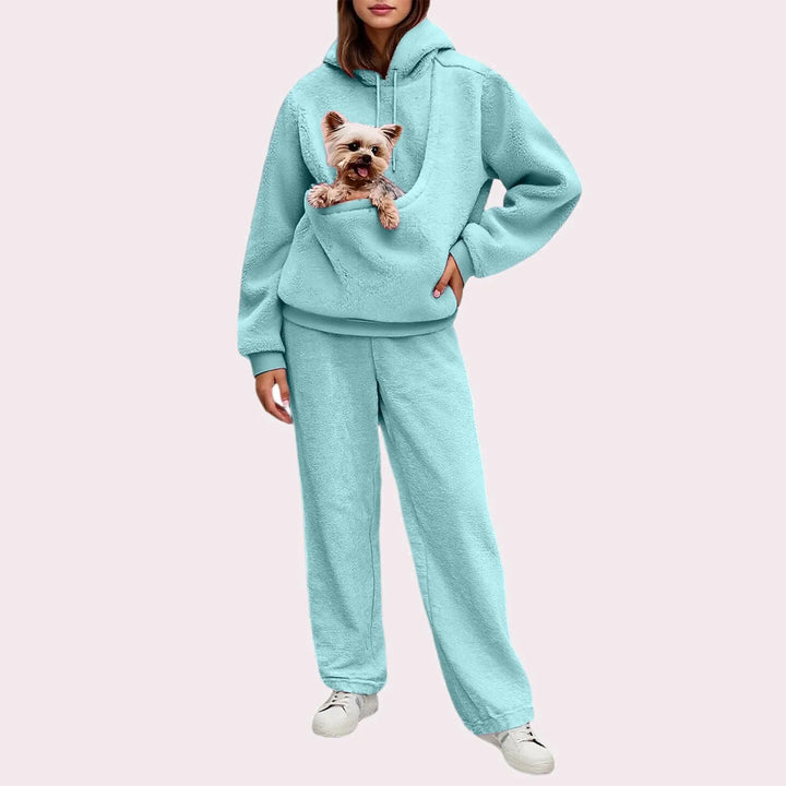 Wren Pet Pocket Hoodie Set