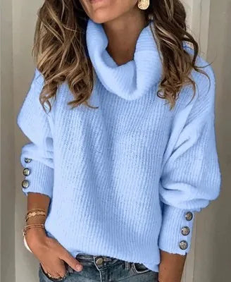 Larken Turtleneck Ribbed Sweater