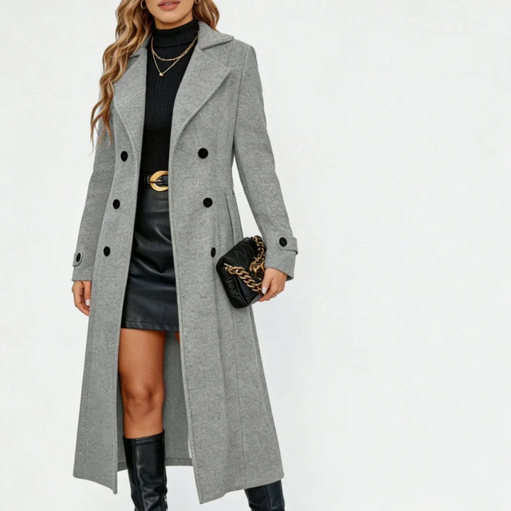 Nerissa Double Breasted Wool Coat