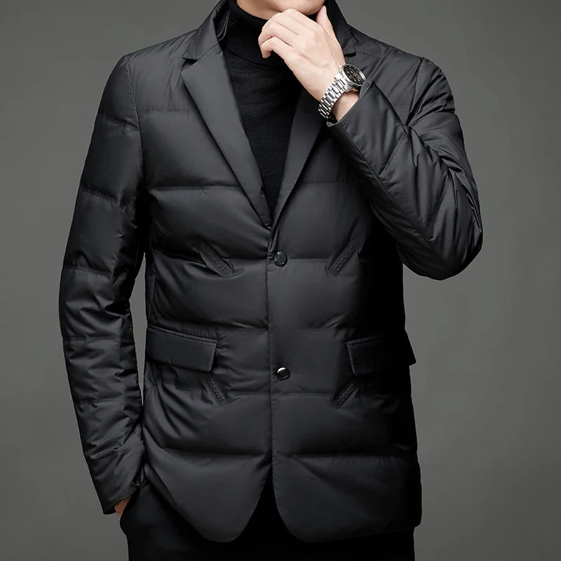 Holden Notched Lapel Puffer