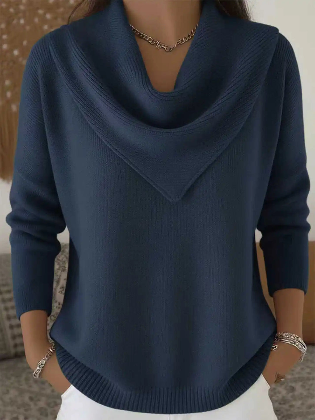 Elara Cowl Neck Sweater