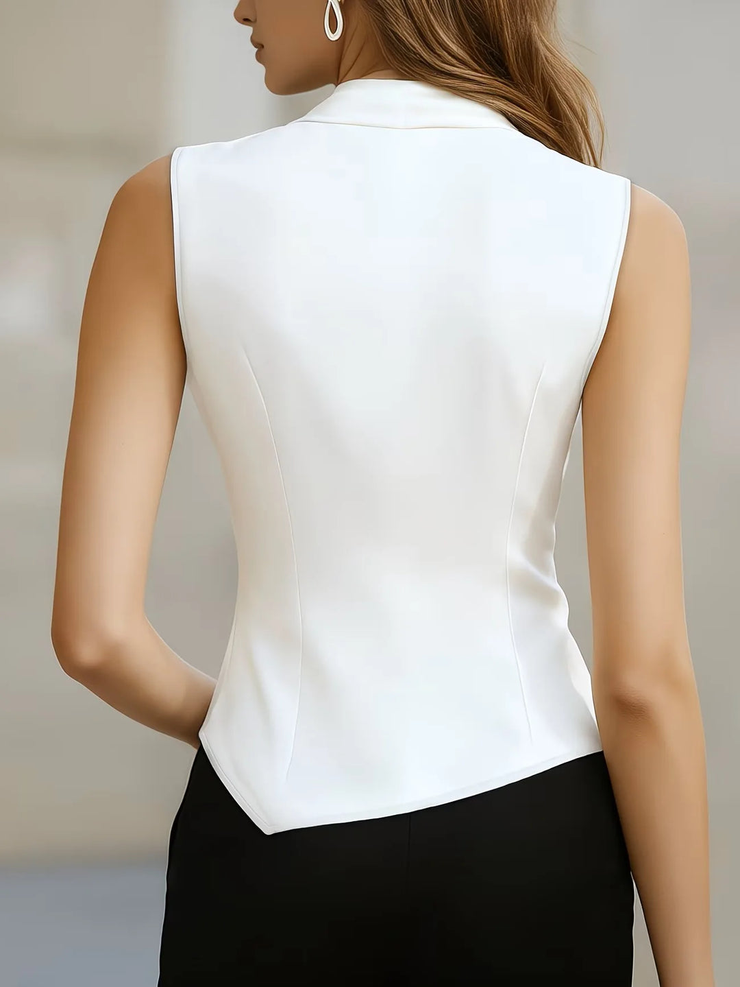 Suzane Draped Neck Blouse