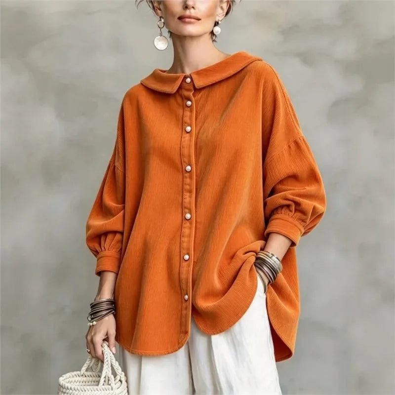 Freya Turn Down Collar Blouse