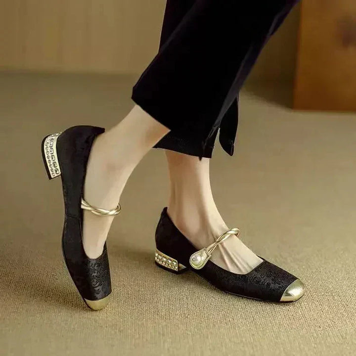 Celestia Braided Strap Mary Janes