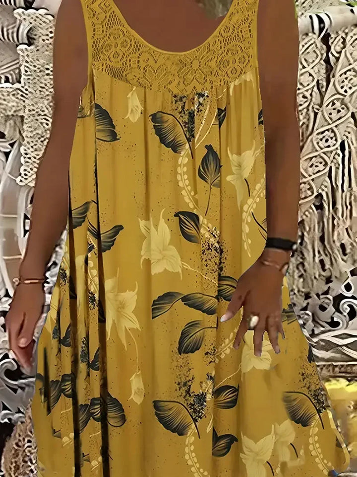 Paula Casual Floral Midi Dress