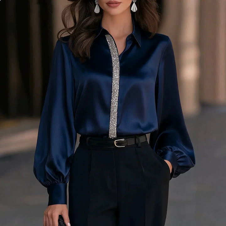 Celine Lantern Sleeve Blouse