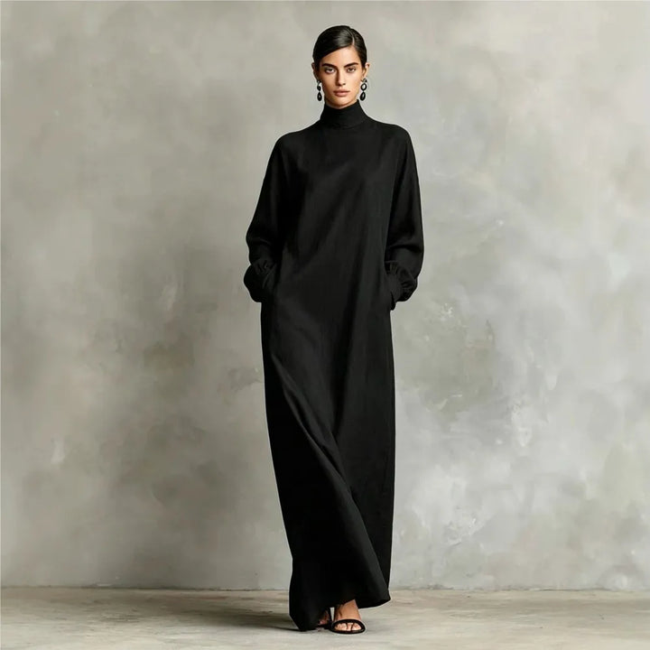 Lucia Turtleneck Maxi Dress
