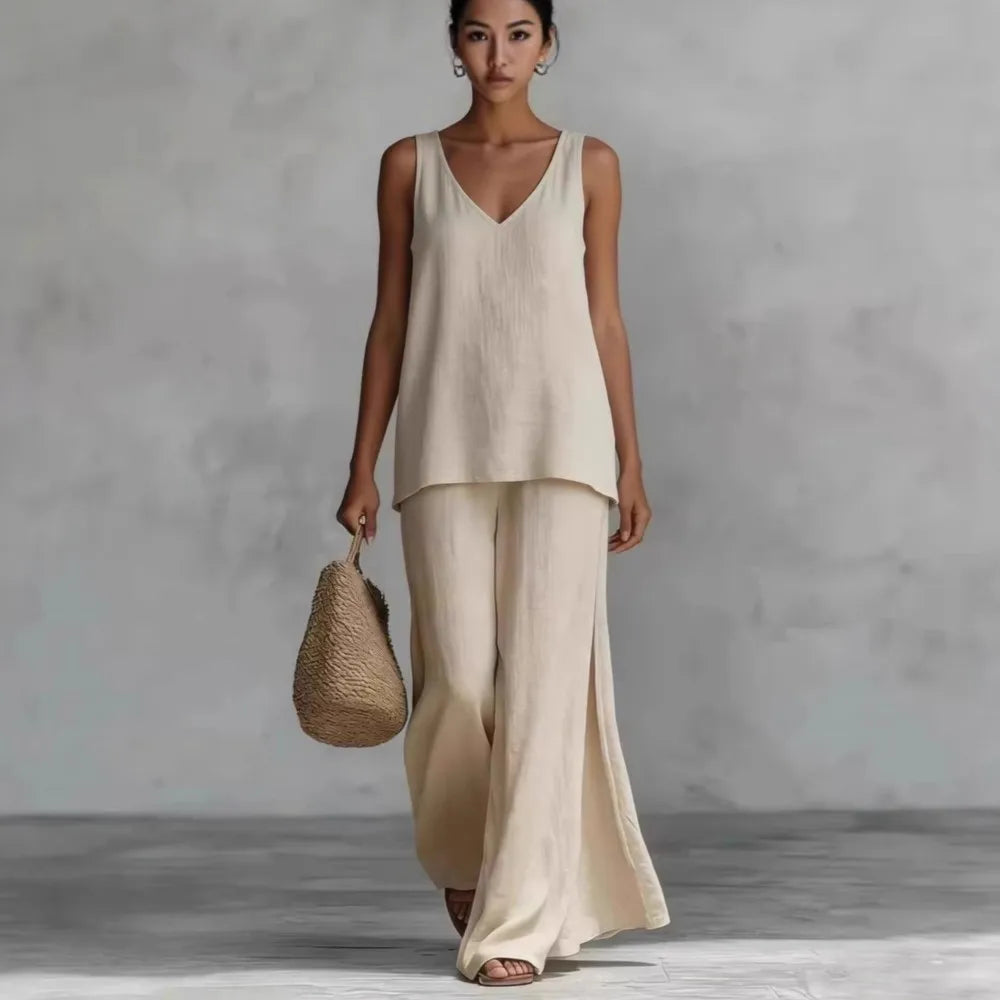 Nerina Wide Leg Matching Set