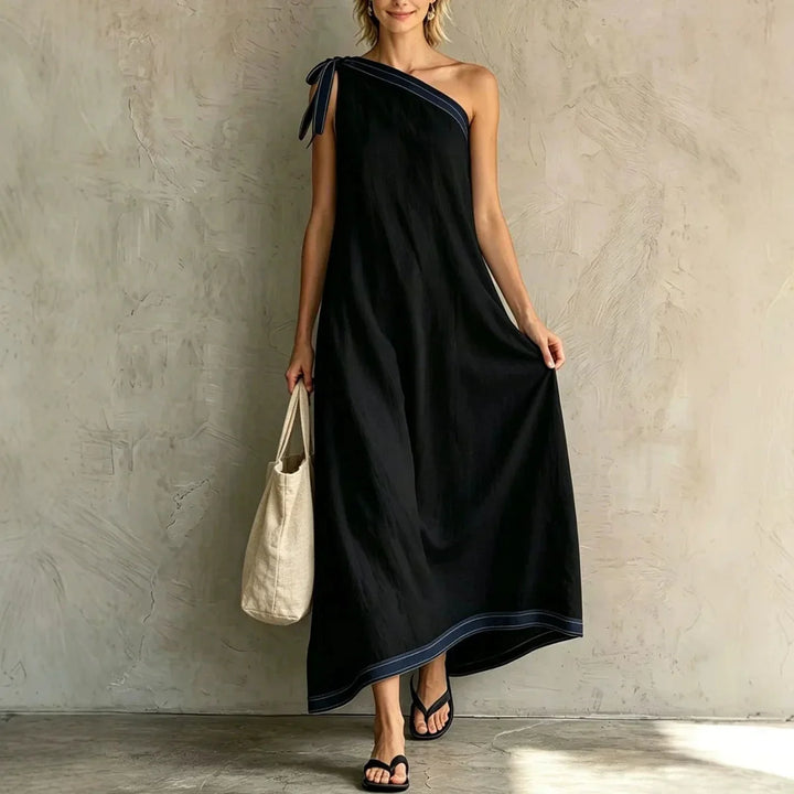 Liliana One Shoulder Maxi Dress