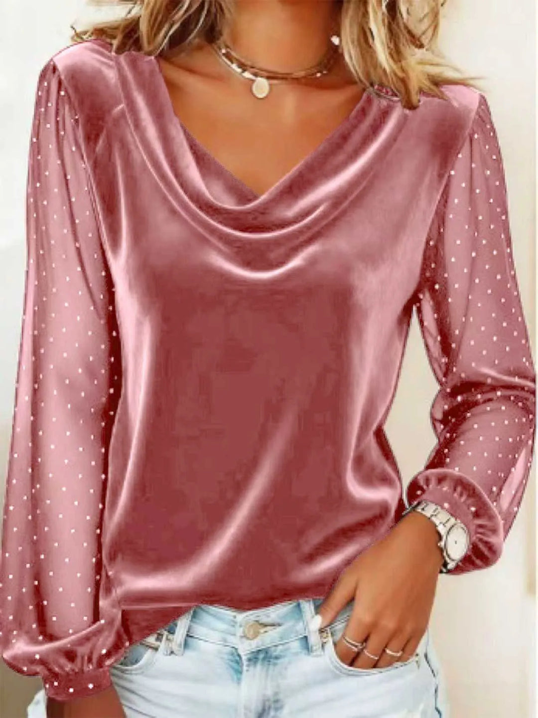 Seraphine Cowl Neck Blouse