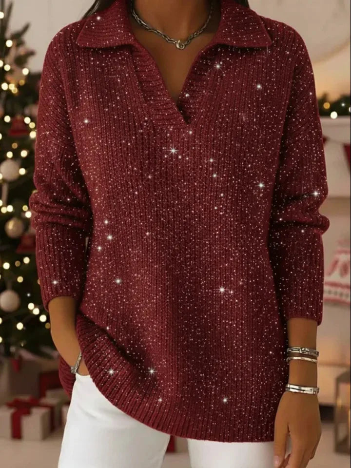 Auden Sequined Pullover Sweater