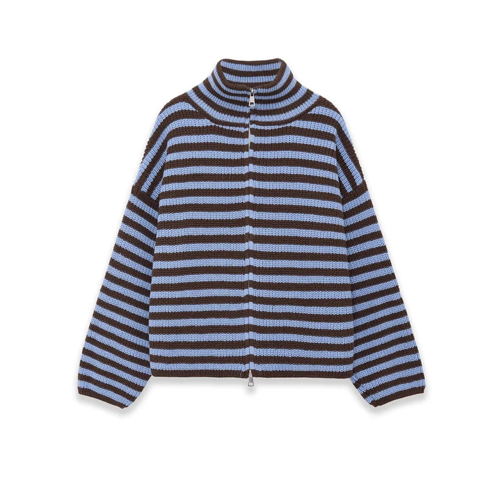 Wrenley Striped Knit Cardigan