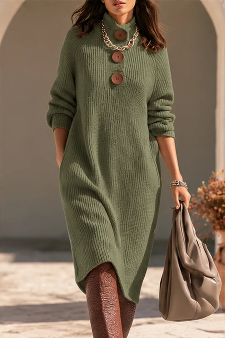 Palmira Ribbed Knit Sweater Dress