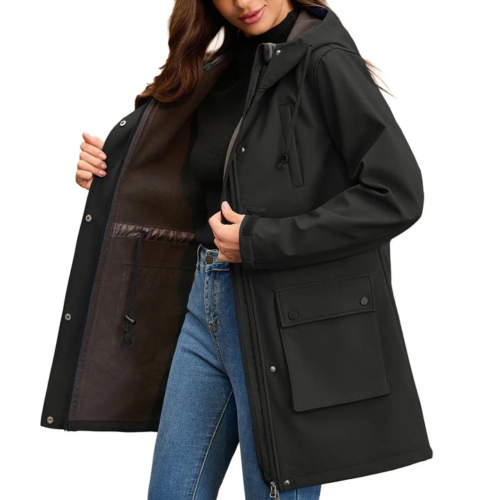 Belinda Brushed Fleece Parka