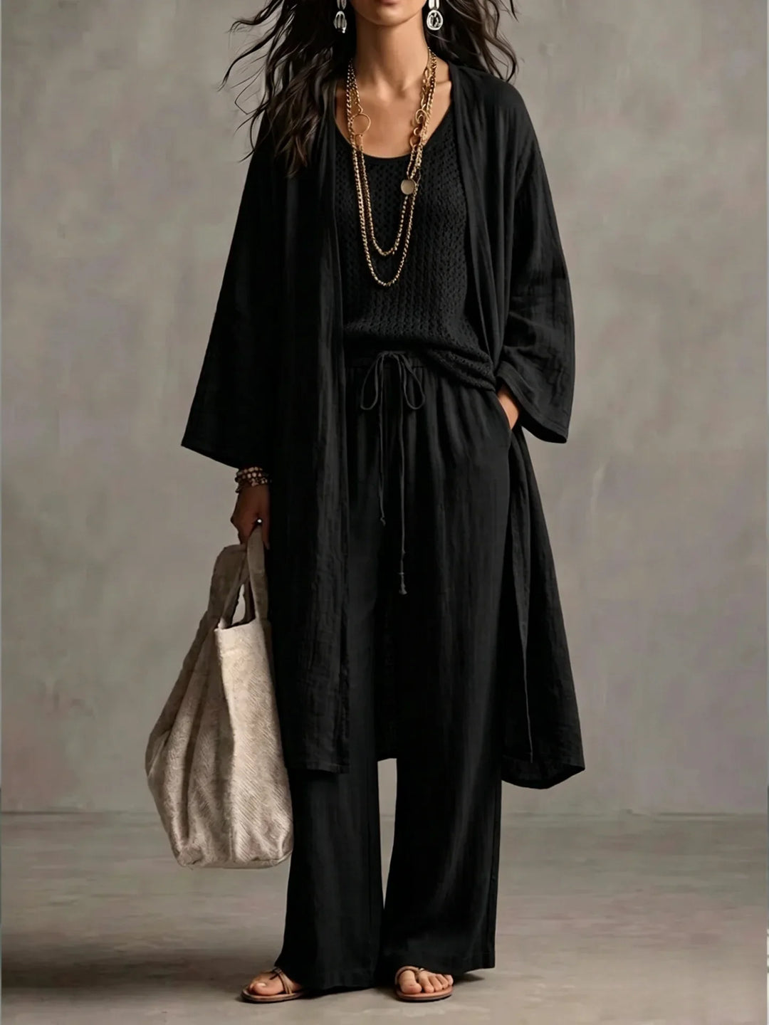 Simone Wide Leg Two Piece Set