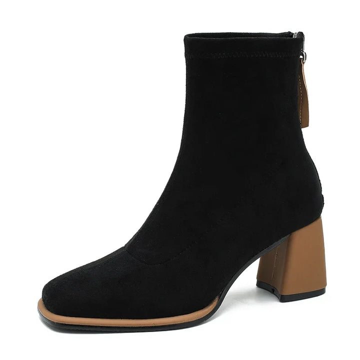 Elin Square Toe Ankle Boot