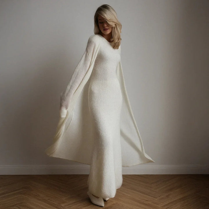 Marisol Ribbed Knit Sweater Dress Set