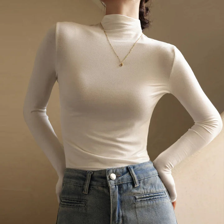 Fiona Mock Neck Knit Top