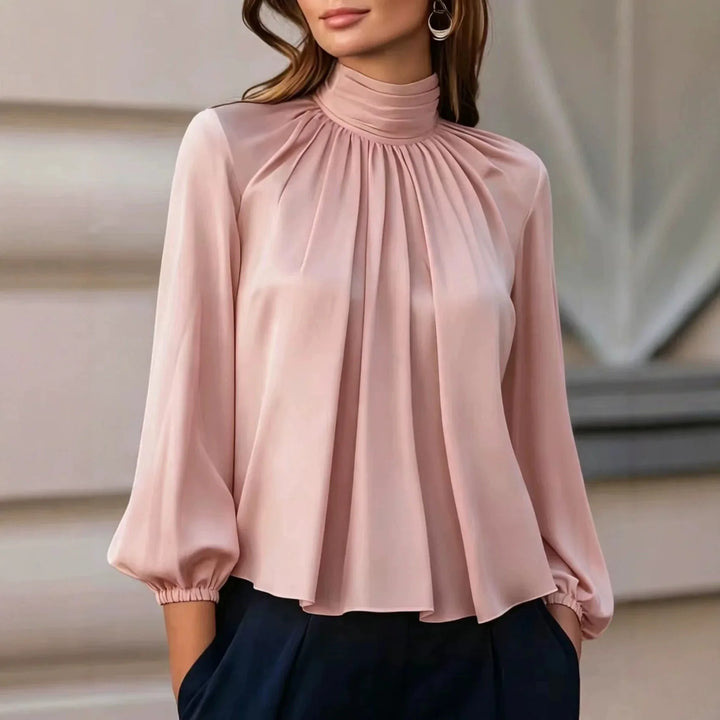 Linnore Gathered Neck Blouse
