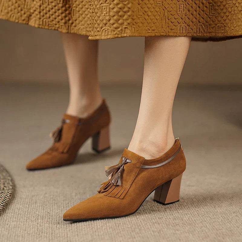 Fernanda Fringe Tassel Pumps