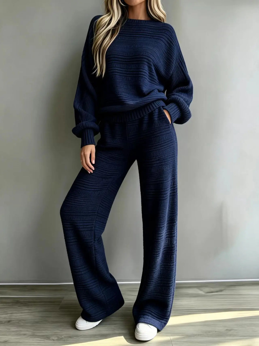Maya Cozy Stripe Matching Set