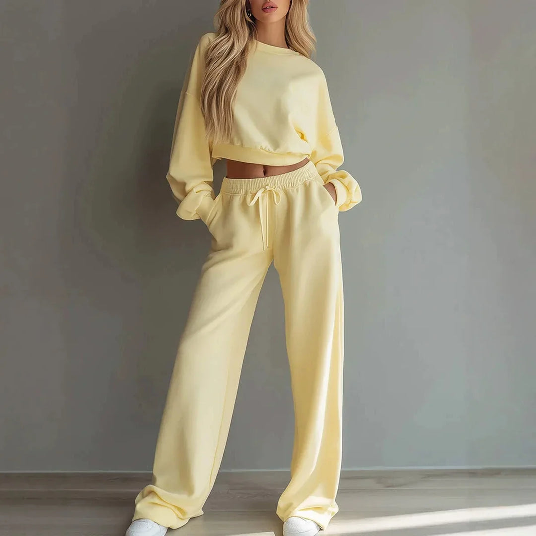 Stella Cropped Lounge Set
