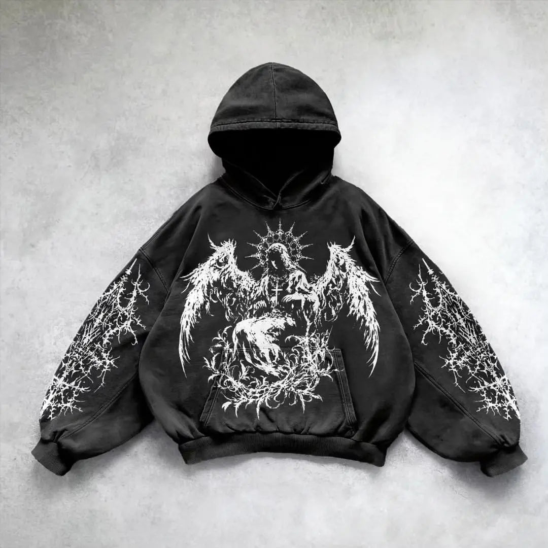 Ignatius Graphic Print Hoodie