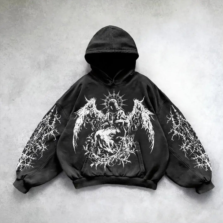 Ignatius Graphic Print Hoodie