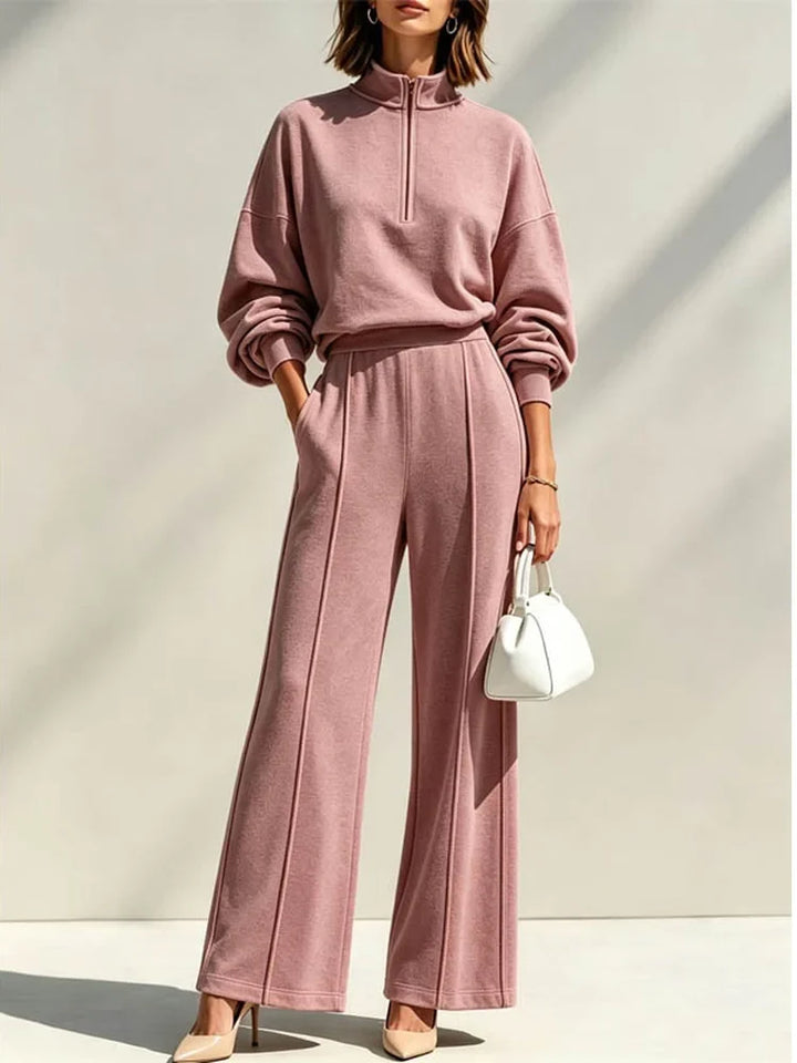Marigold Quarter Zip Travel Set