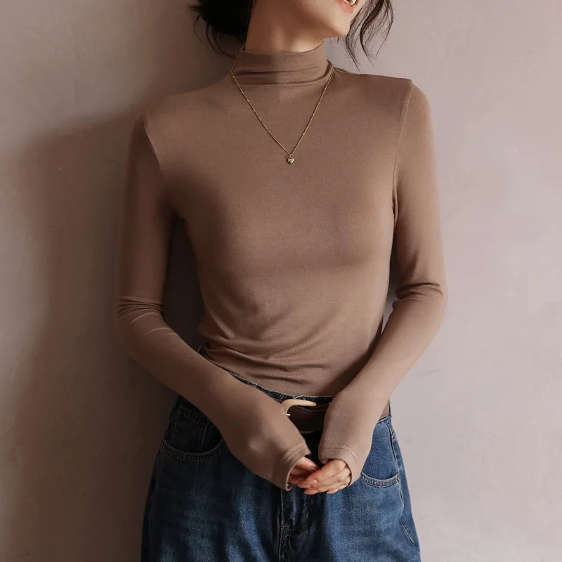 Fiona Mock Neck Knit Top
