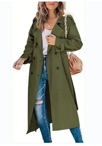 Astrid Double Breasted Trench Coat