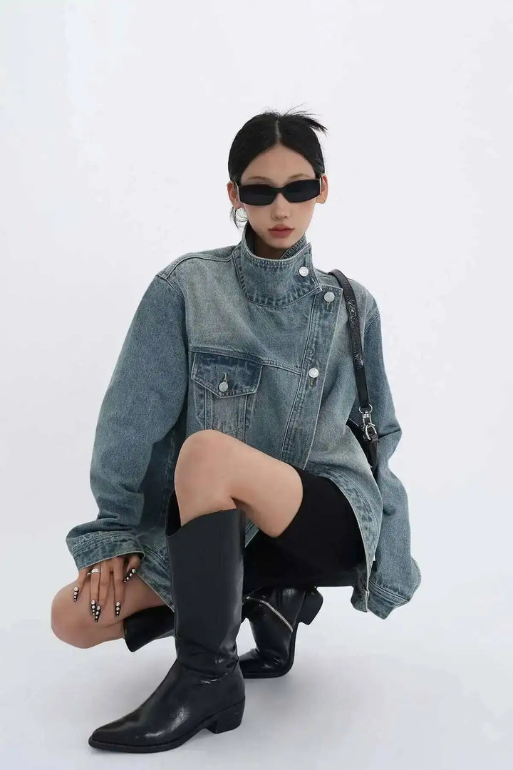 Kaylee Oversized Denim Jacket