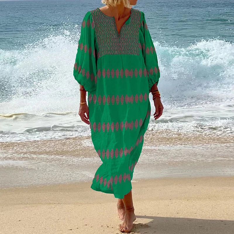 Eva Boho Relaxed Maxi Dress