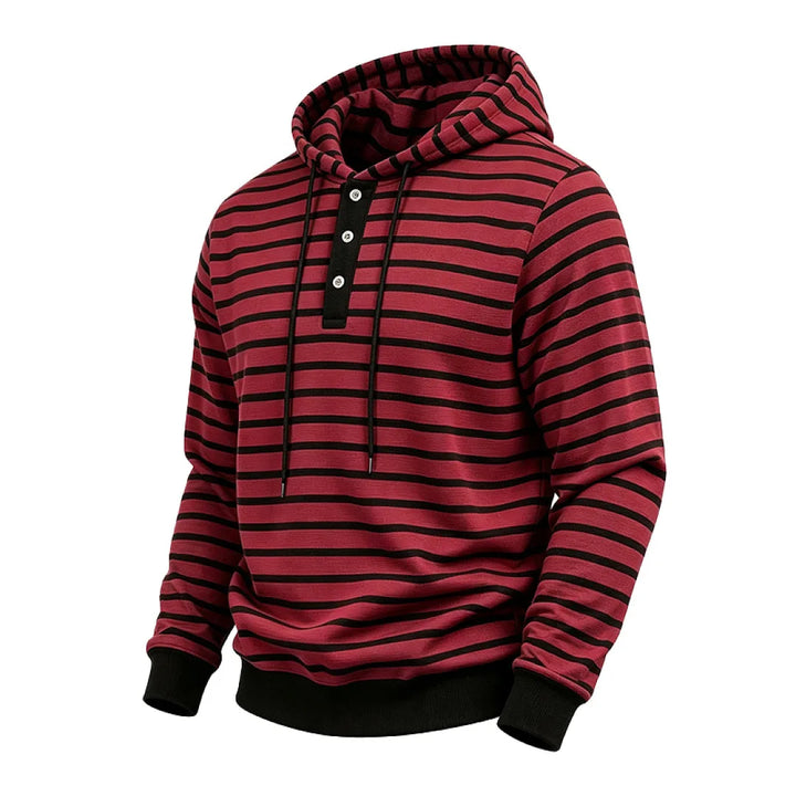 Barlow Button Placket Hoodie