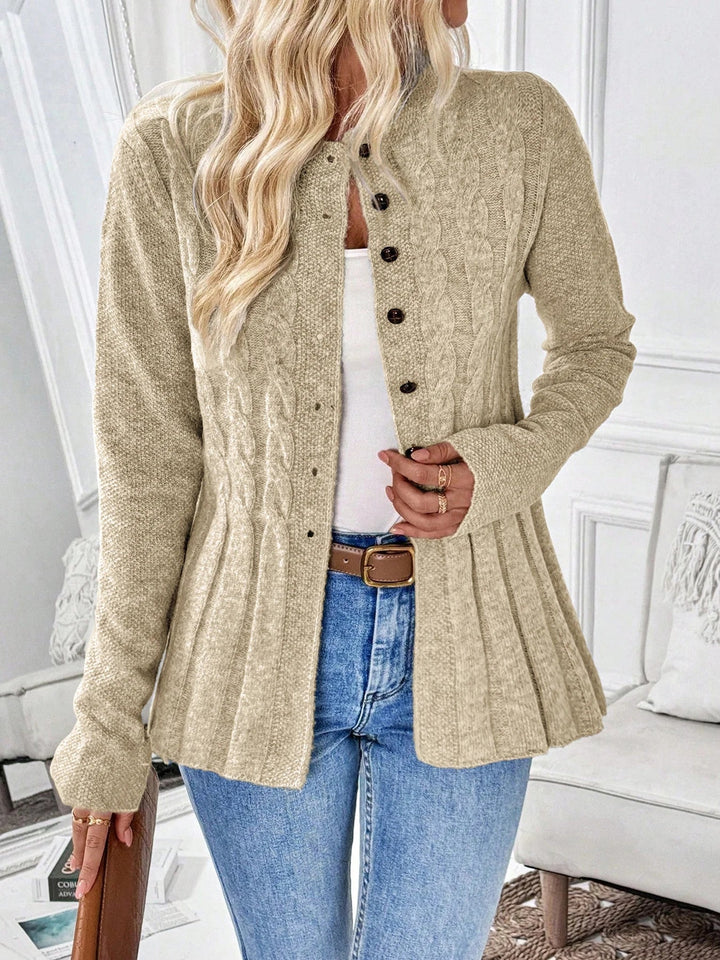 Genevra Cable Knit Cardigan