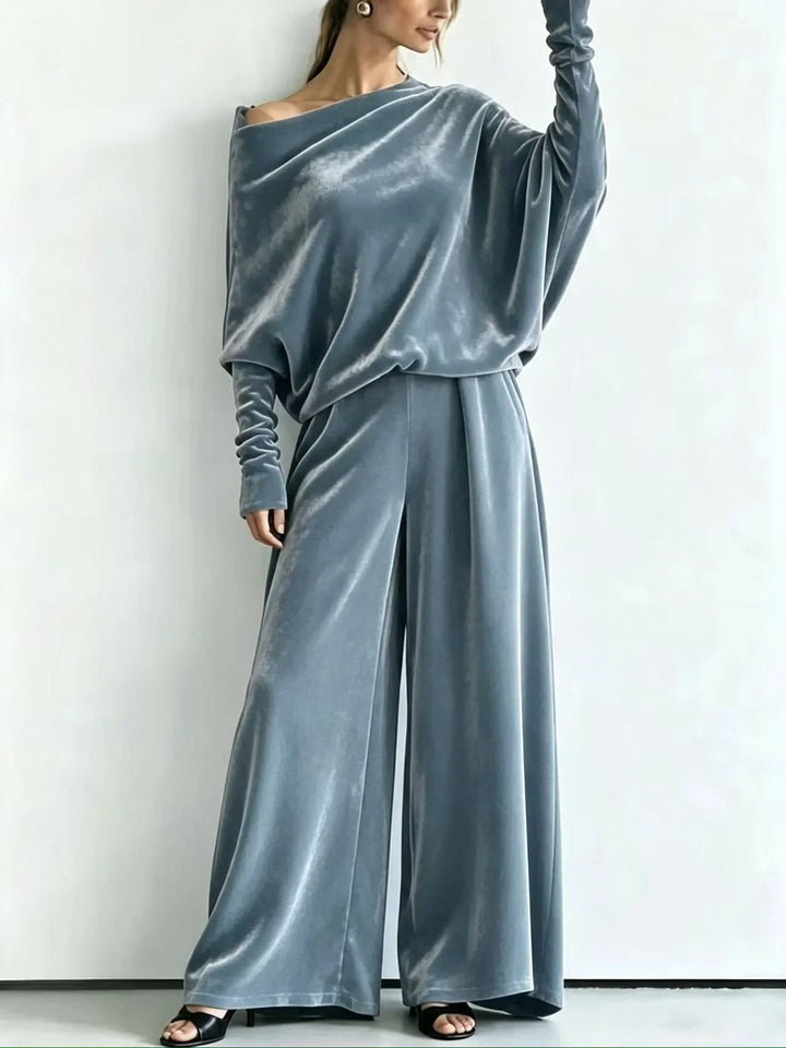 Tavena Off Shoulder Matching Set