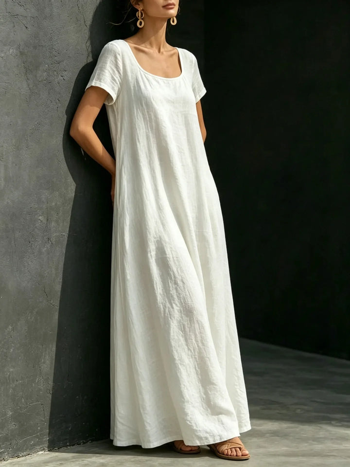 Elodie Casual Loose Fit A Line Maxi Dress