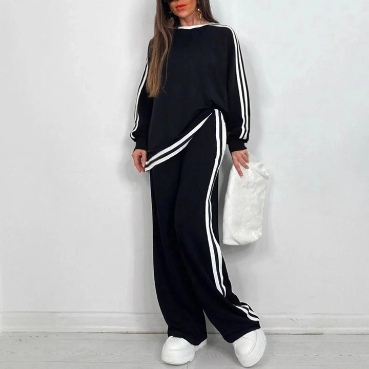 Nora Sports Stripe Lounge Set