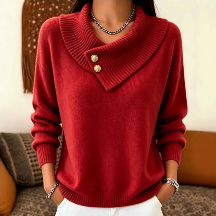 Vesper Foldover Collar Sweater