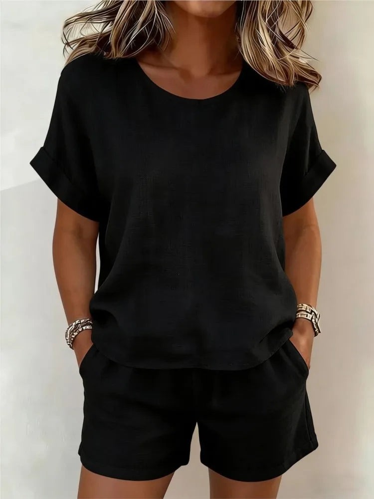 Nayeli Casual Two-Piece Shorts Set