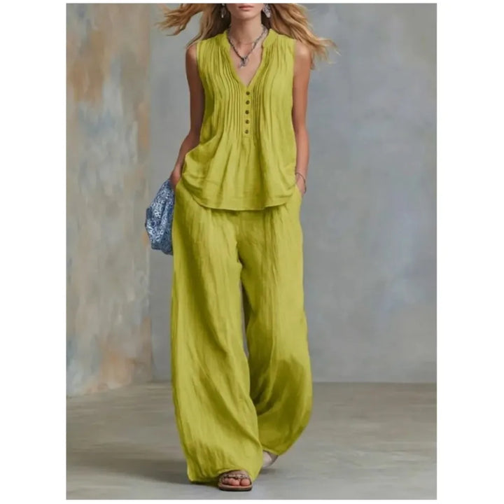 Harlow Pleated Two Piece Set