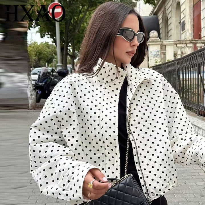 Hannah Cropped Bomber Jacket