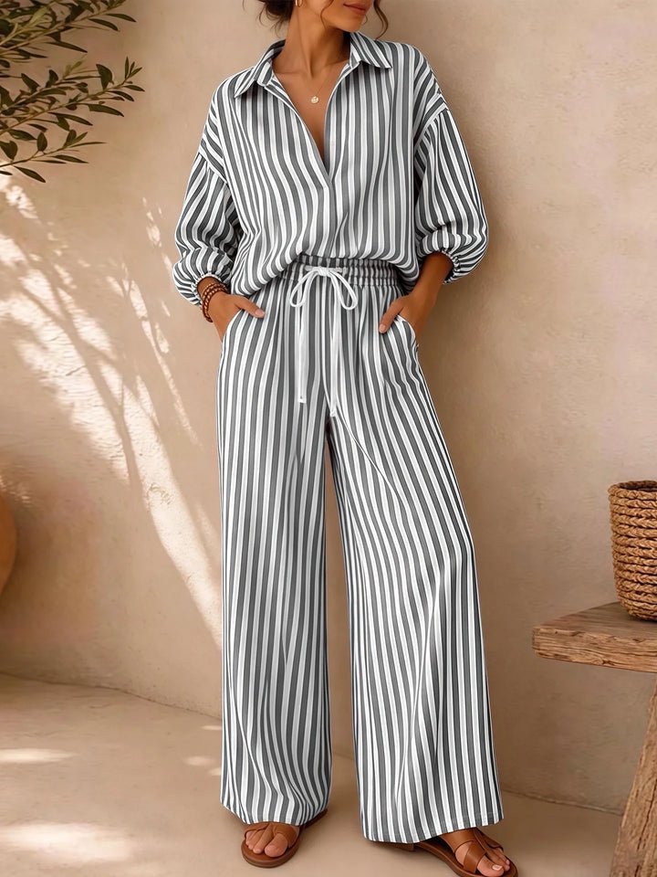 Celine Striped Two-Piece Set