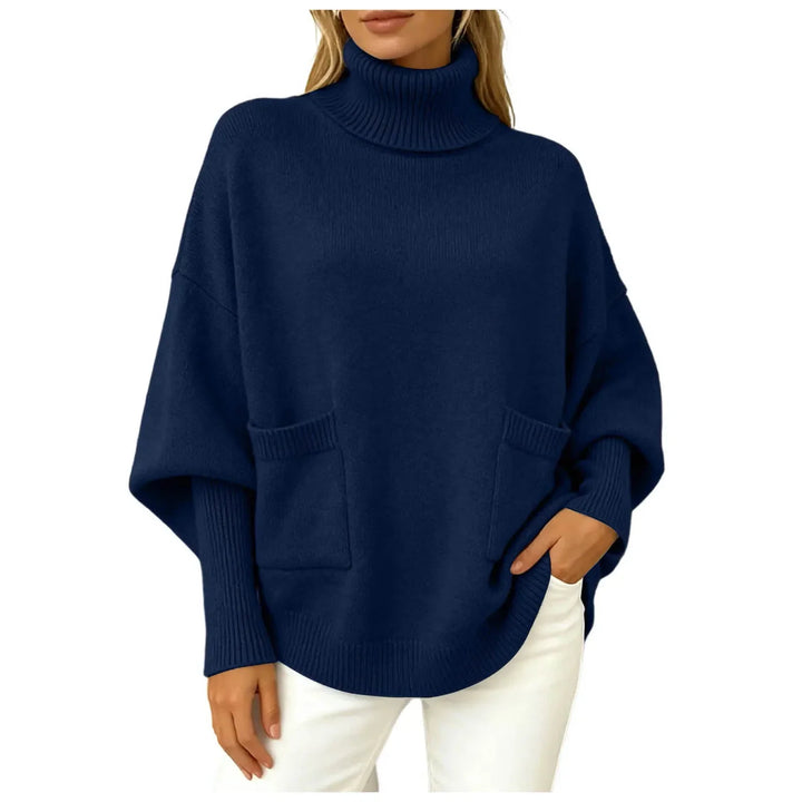Thea Batwing Turtleneck Sweater